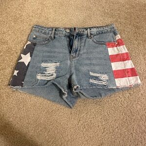 America Jean Shorts
